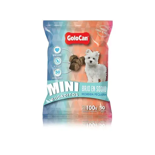 [1515] Mini Bocaditos Bajo en Sodio Golocan 100 g