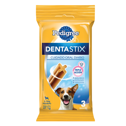[1598] Pedigree DENTASTIX Razas pequeñas Pack x 3u