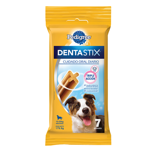 [1596] Pedigree DENTASTIX Razas medianas Pack x 7u