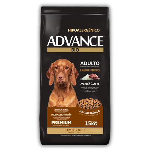 [1005] Advance Perro Adulto Medianos y Grandes Hipoalergenico Cordero 20 Kg