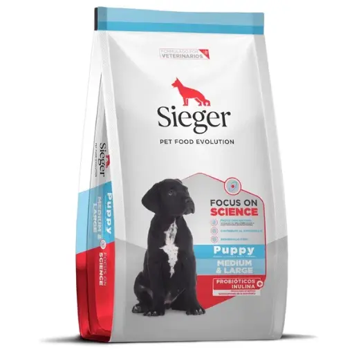 [2155] Sieger Perro Cachorro Medianos y Grandes 15 Kg