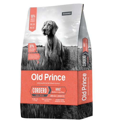 [1555] Old Prince Perro Adulto Noveles Cordero Razas Medianas y Grandes