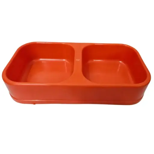 [1182] Comedero cuadrado doble