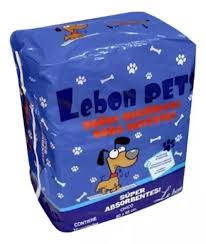 [1591] Paño higenico Lebon Pets chico 60x48 cm Pack x 10u