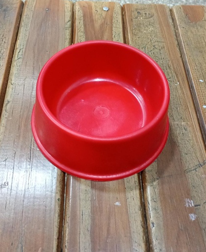 [1185] Comedero de plastico redondo chico