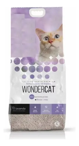 [1853] Piedras Esferas de Bentonita Wondercat Lavanda 4 Kg
