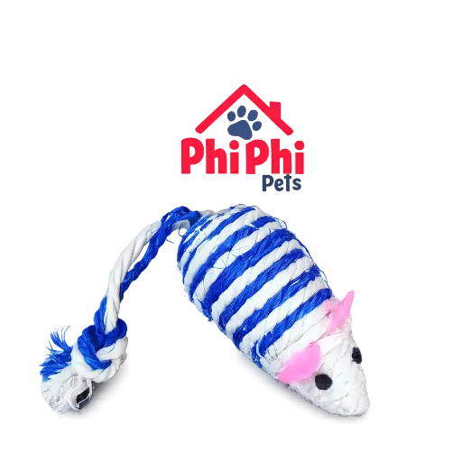 [MC038] Raton rata de Sisal 10cm PHI PHI